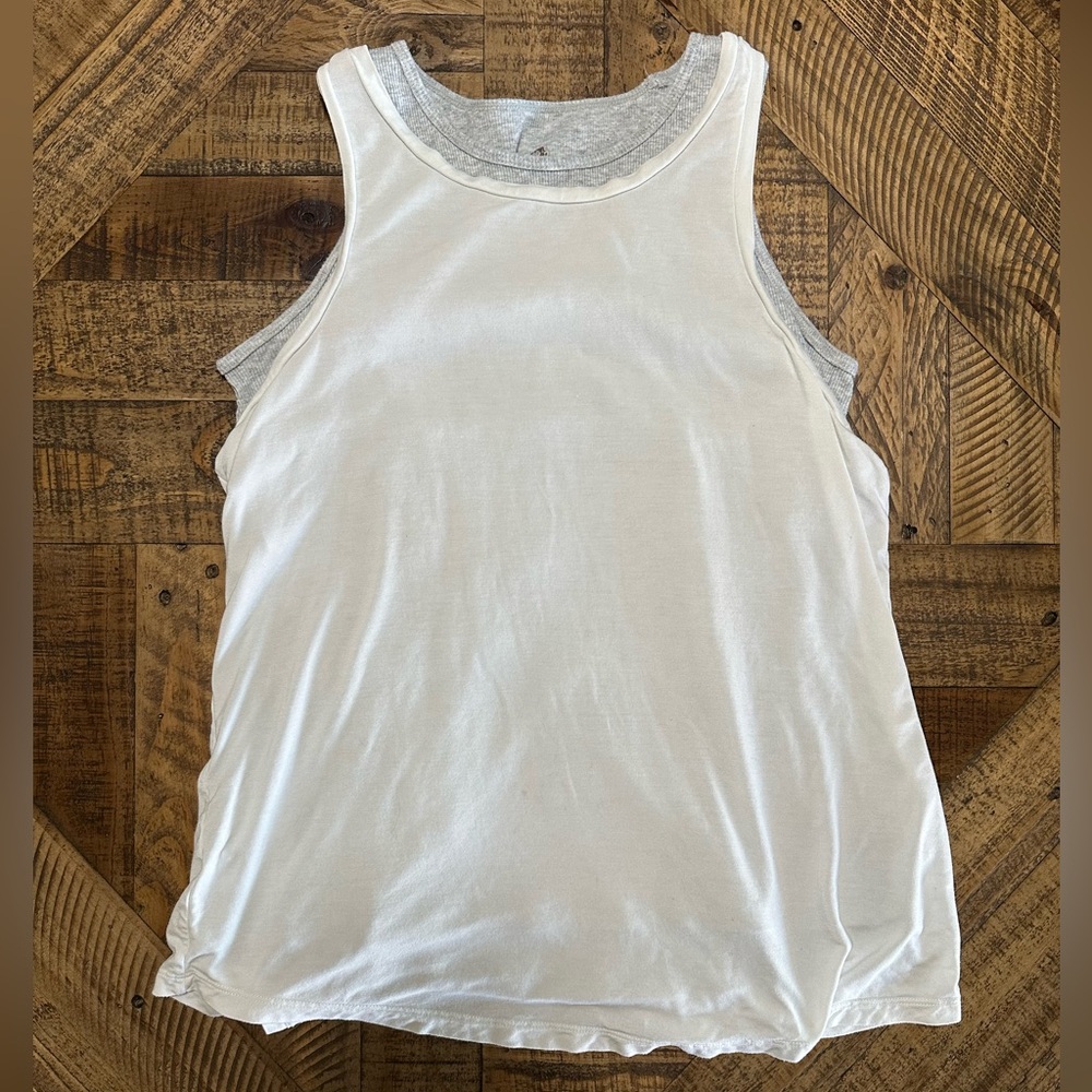 Kindred Bravely White Nursing Tank Top